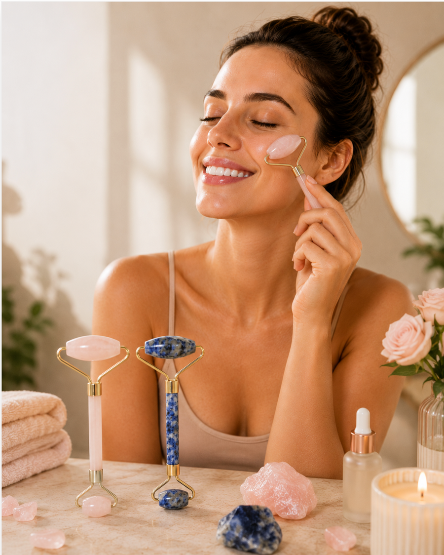 GEMSTONE FACE ROLLER