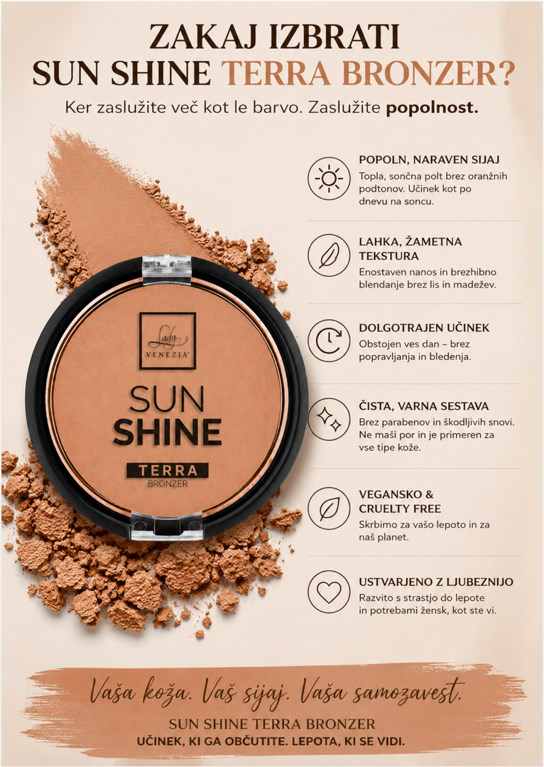 SUN SHINE TERRA - Bronzer