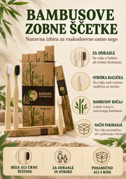BAMBUSOVE ZOBNE ŠČETKE