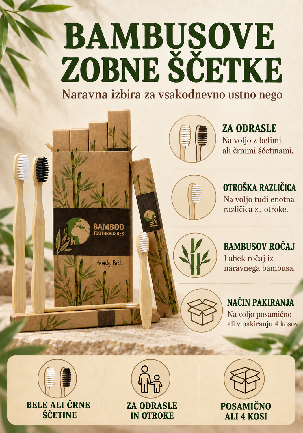 BAMBUSOVE ZOBNE ŠČETKE