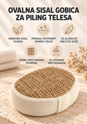 LUKSUZNA GOBICA ZA TUŠIRANJE IN PILING