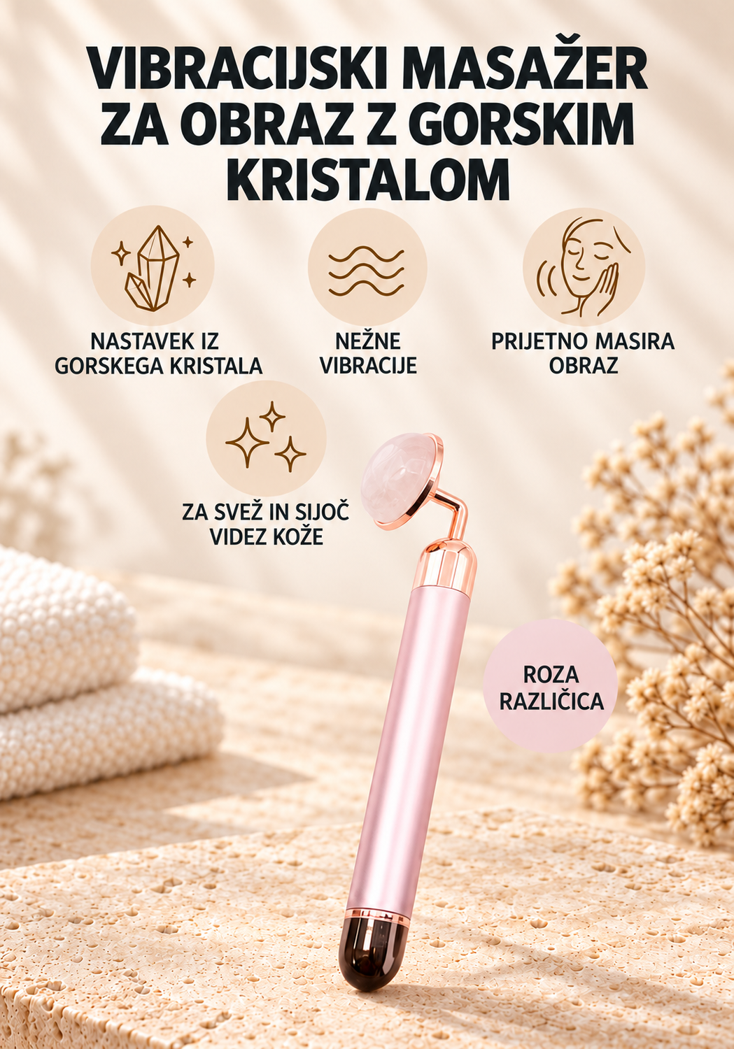 VIBRACIJSKI FACE ROLLER