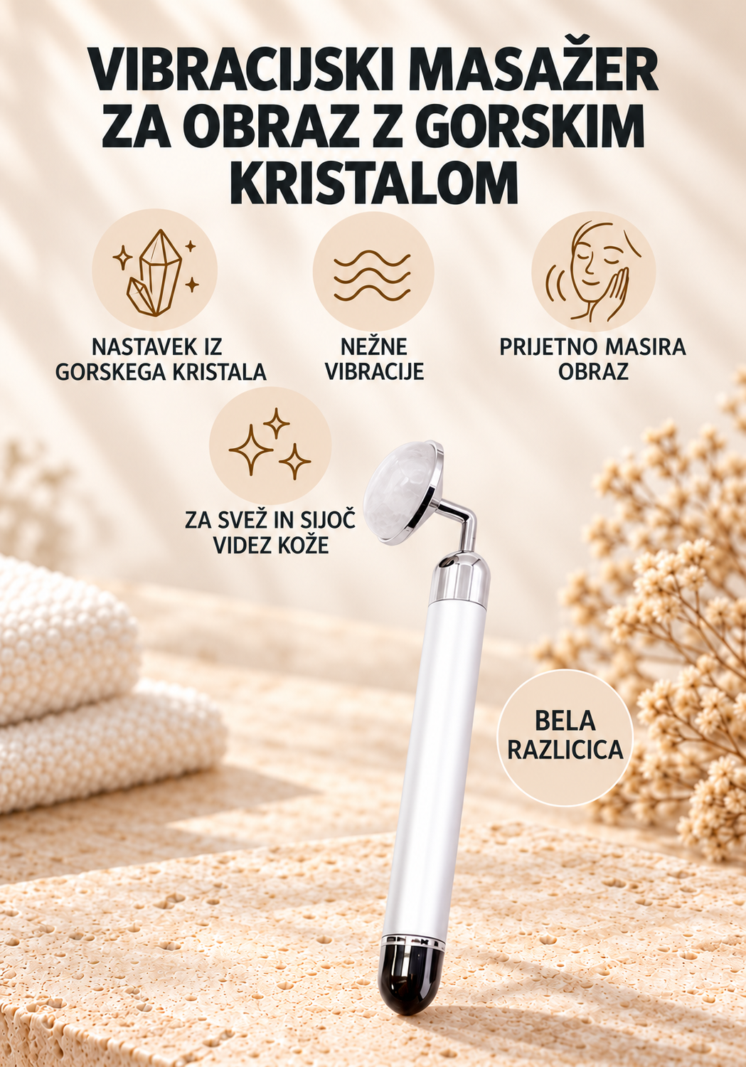 VIBRACIJSKI FACE ROLLER