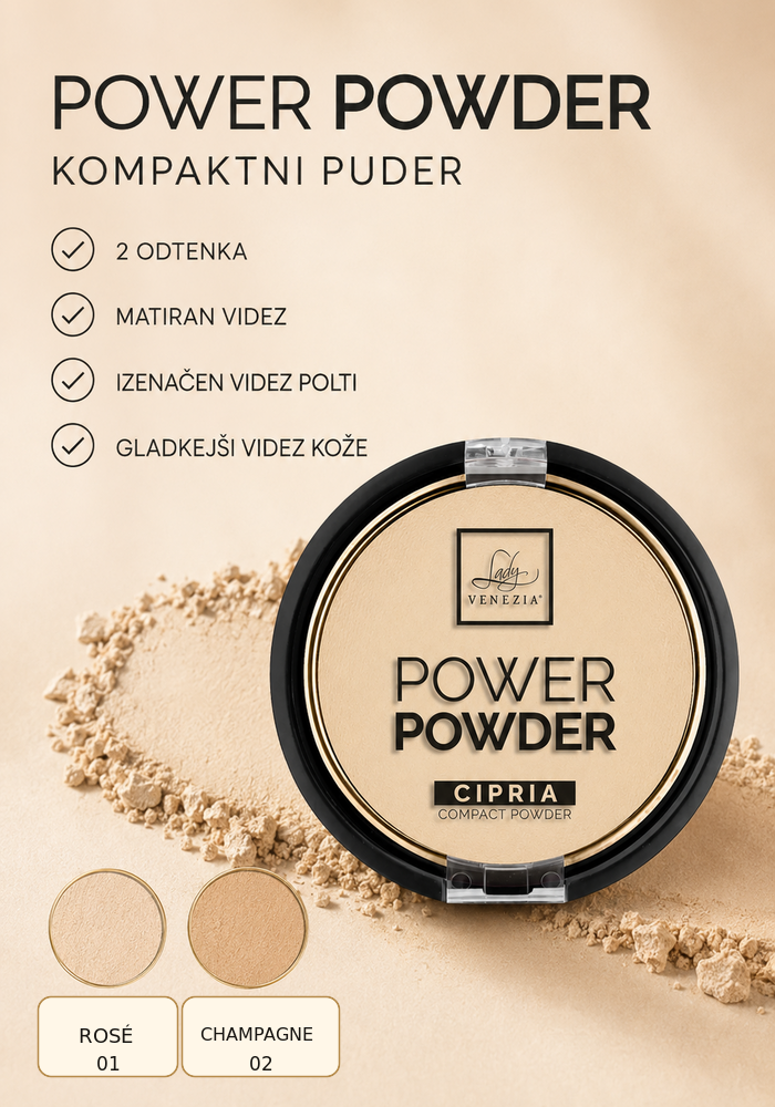 POWER POWDER - kompaktni puder