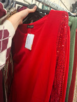 Naloži sliko v pregledovalnik galerij, OBLEKA GLITTER RED