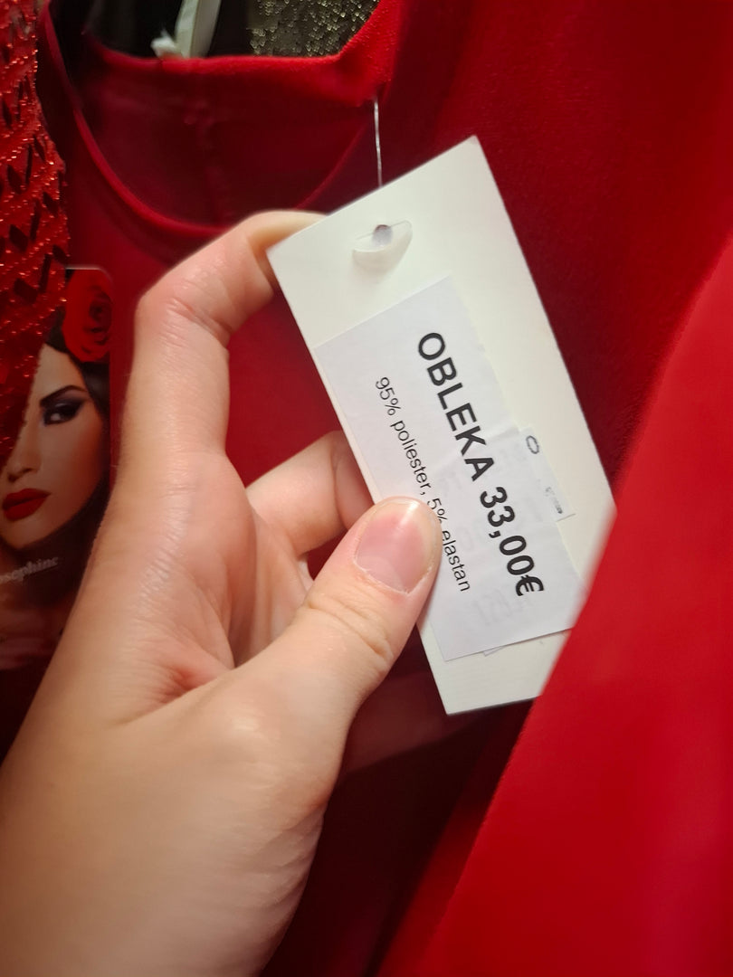 OBLEKA RED PEARL