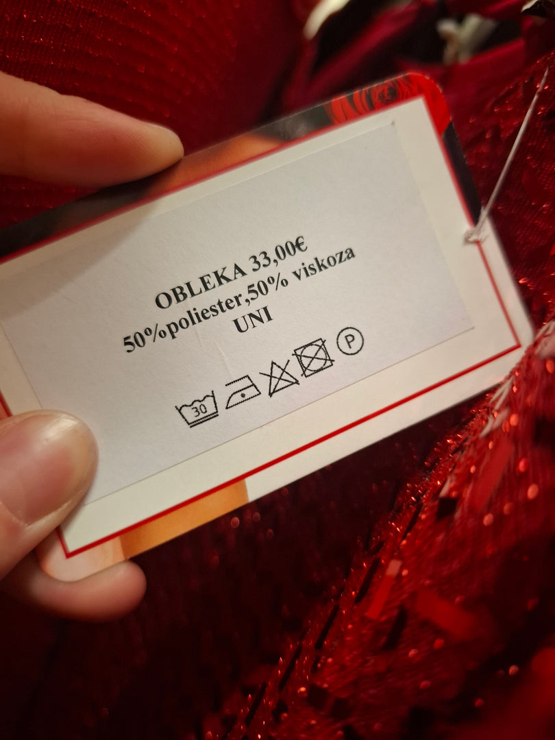 OBLEKA RED DISCO