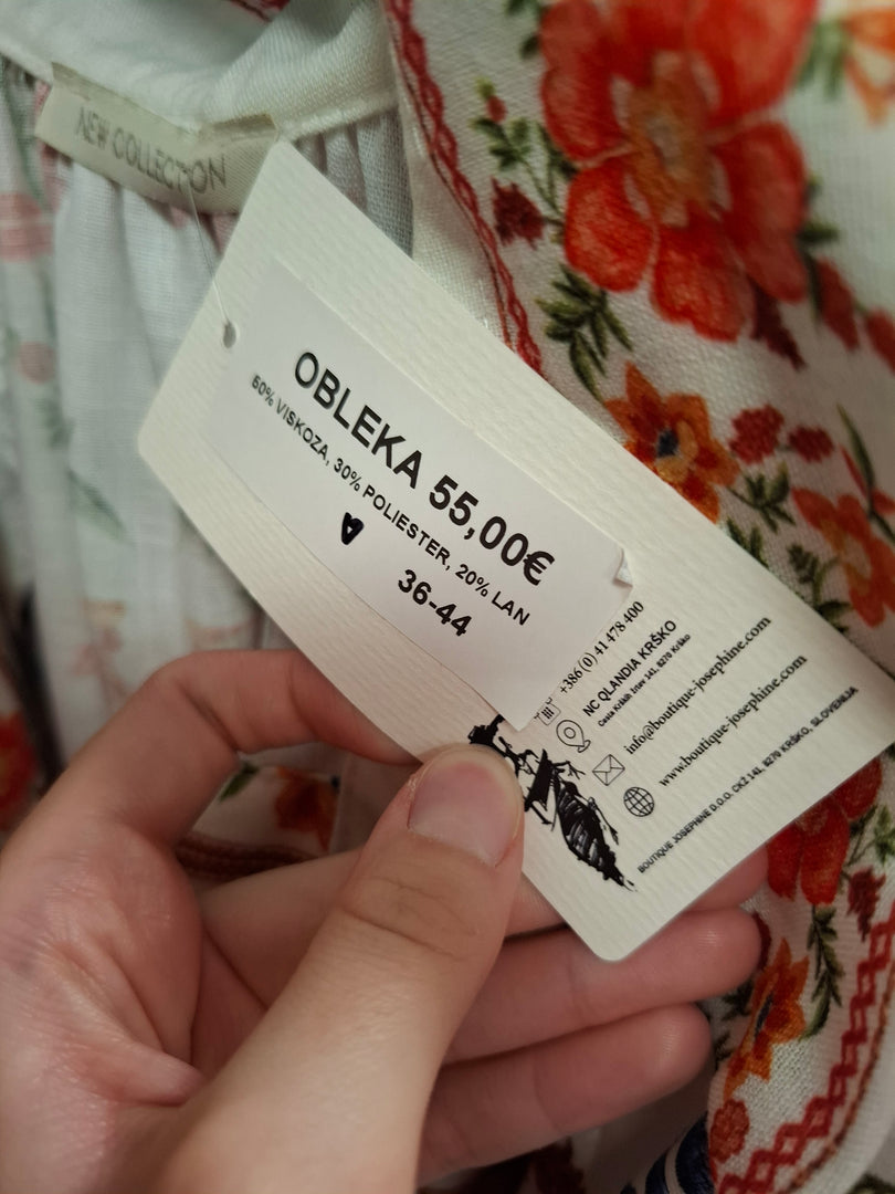 OBLEKA FLOWER CLASIC